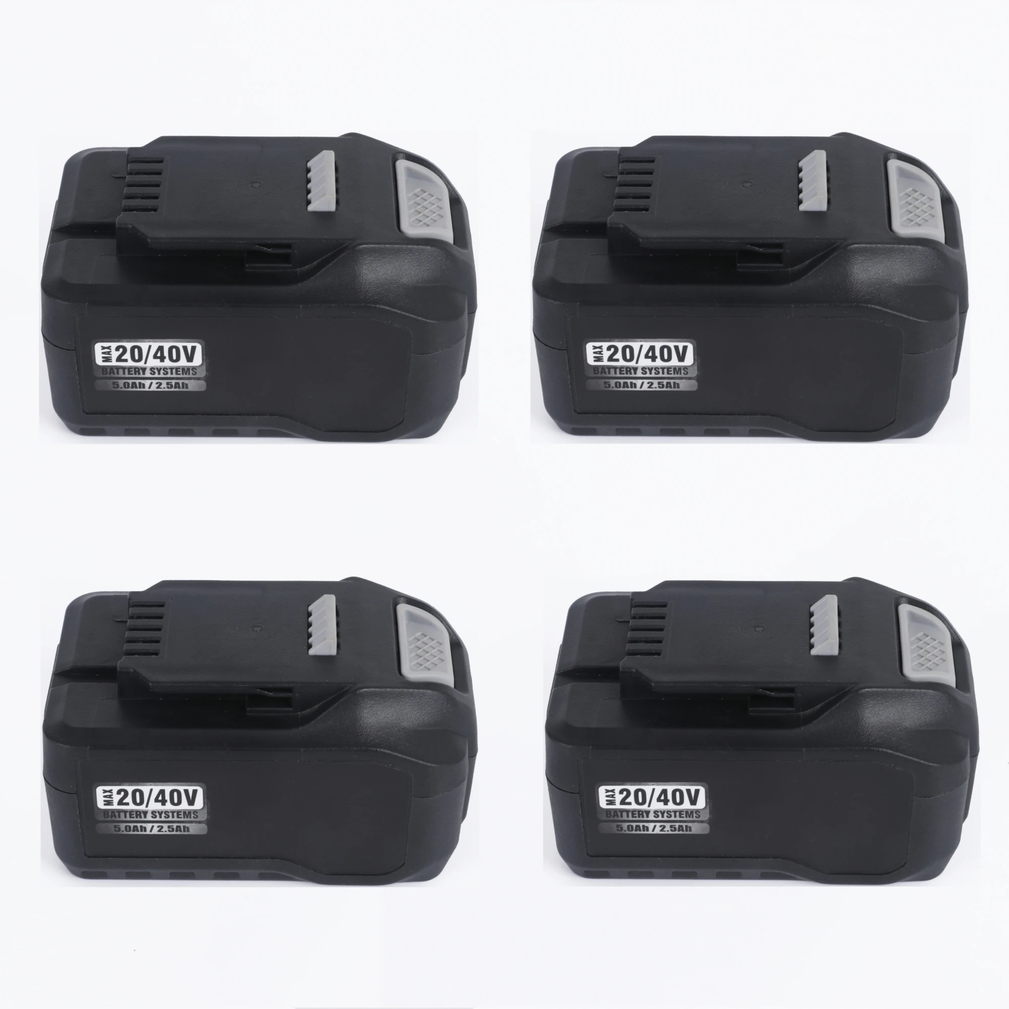 4 Confezioni 20/40 Volt 5.0Ah/2.5Ah Sostituzione Akkupack Per Utensili Cordless Ferrex Attrezzi Da Giardino Per Utensili A Energia Attiva