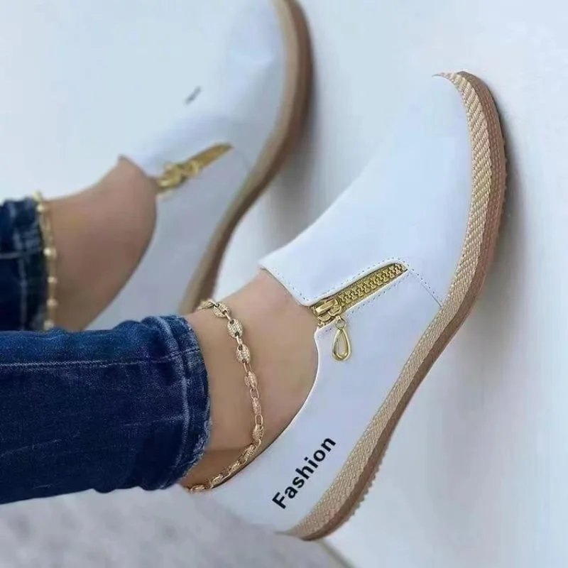 

2023 New Fashion Running Shoes Women Flats Sports Shoes Spring Designer Classic Walking Casual Sneakers Rome Zapatos De Mujer
