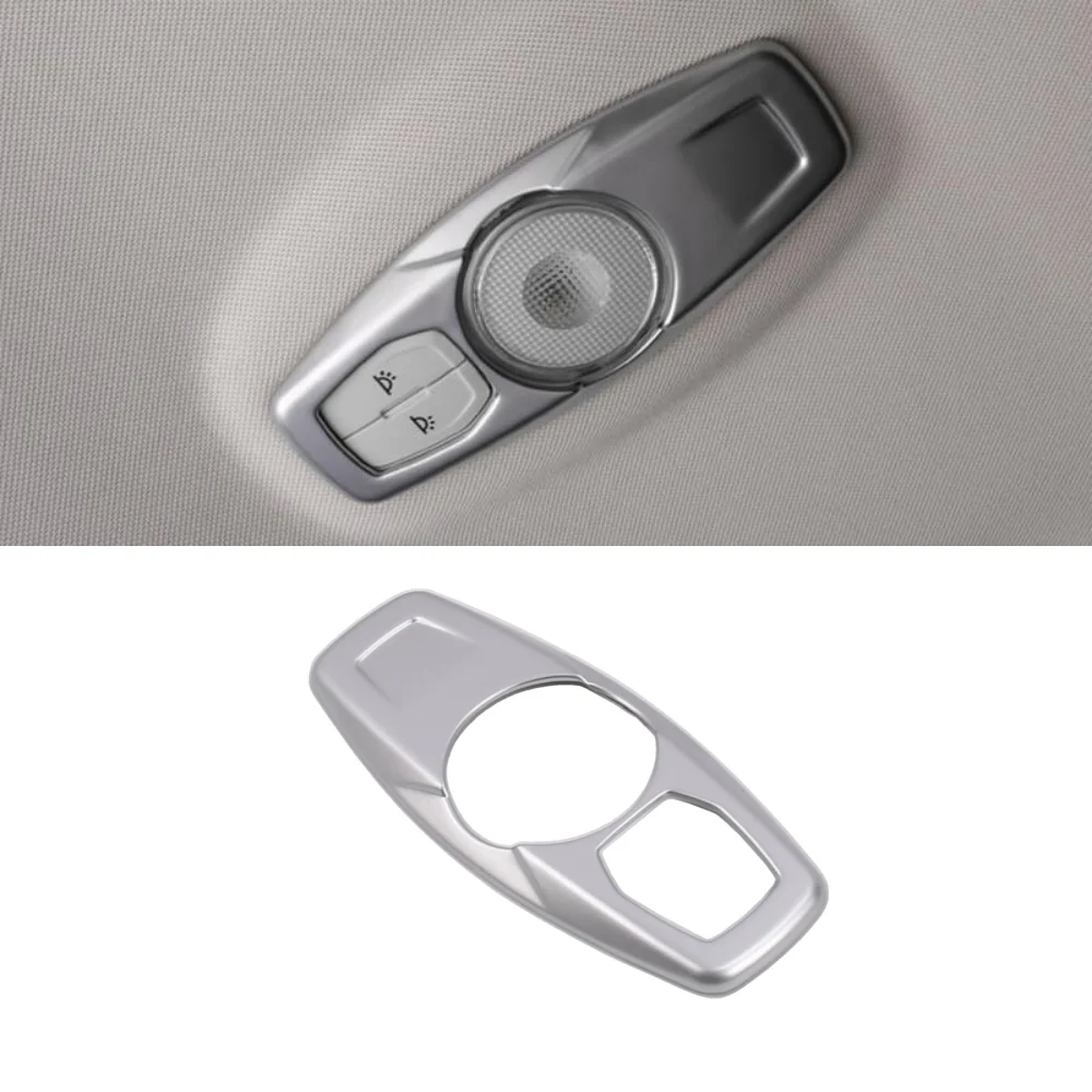 

ABS Plastic Matte Car Styling Interior Accessories For Ford Edge 2015 2016 2017 Car rear reading Lampshade Cover Trim sticker