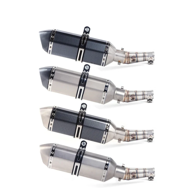 Motorcycle Exhaust Middle Pipe Slip On For Kawasaki Z250 2008-2015 Ninja 300 2013-2016 Ninja 250R 2008-2012 Ninja250R Ninja300 - Image 4
