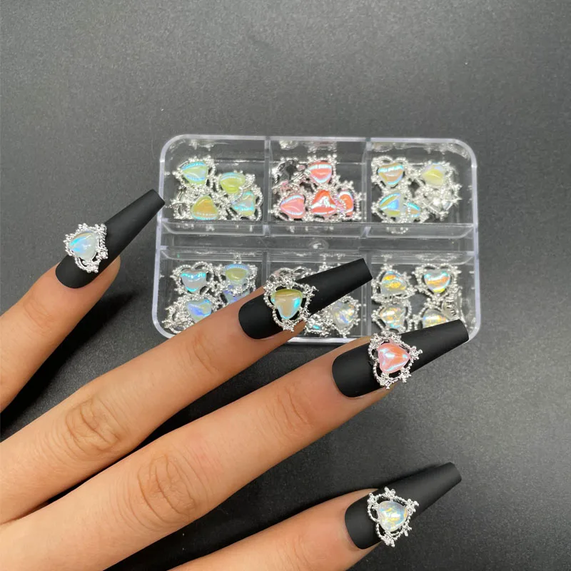 50PCS Nail Art Decoration Designer 3d Nail Charms Rhinestones Mixed Alloy  Gems Diamond Pearl Diy Manicure Jewelry (Random Style) - AliExpress