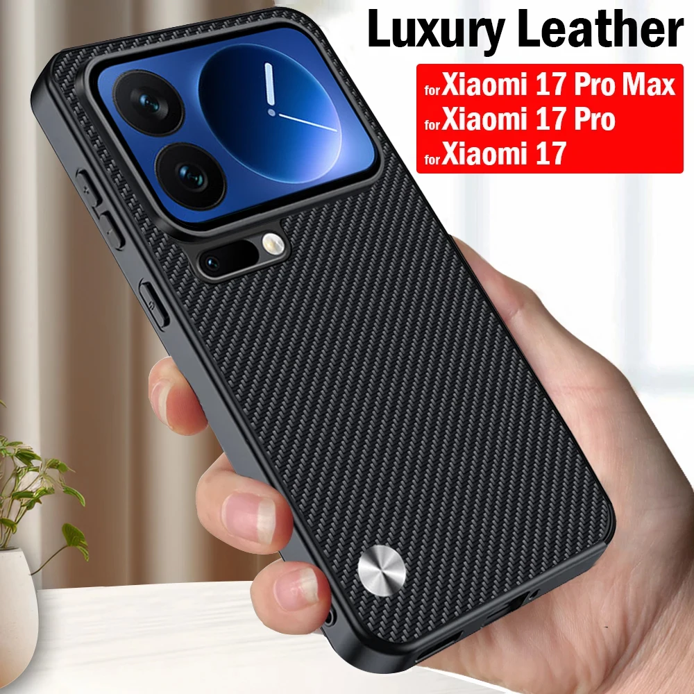 Luxury Fiber Texture PU-Leather Protective Case Cover