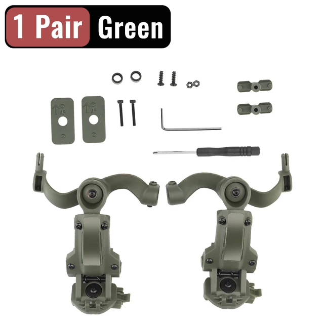 1 pair green