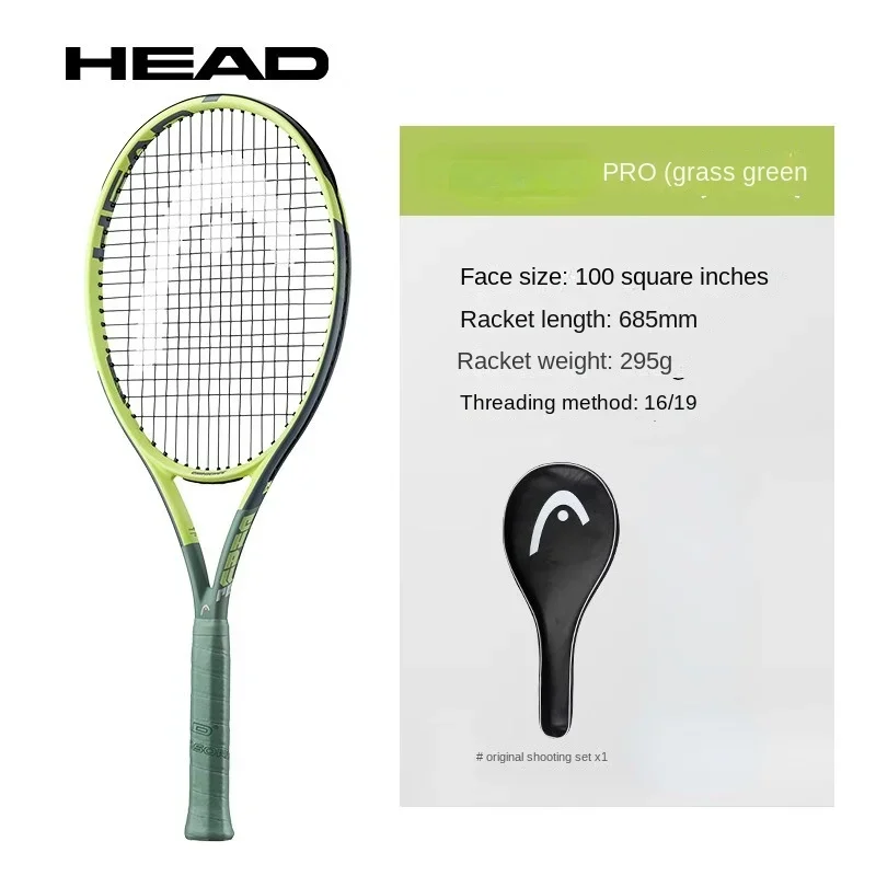 head Full carbon advanced IG tennis racket for men women with bag