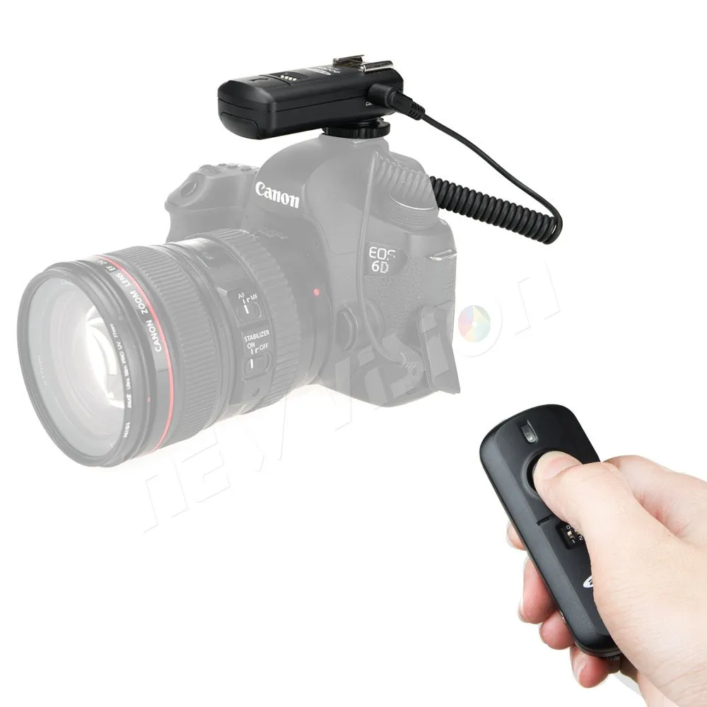 Godox 2.4GHz 16 Channels Wireless flash trigger Studio Strobe Trigger & Receiver Shutter for Canon 5D 6D 7D 5D Mark III 60D 600D