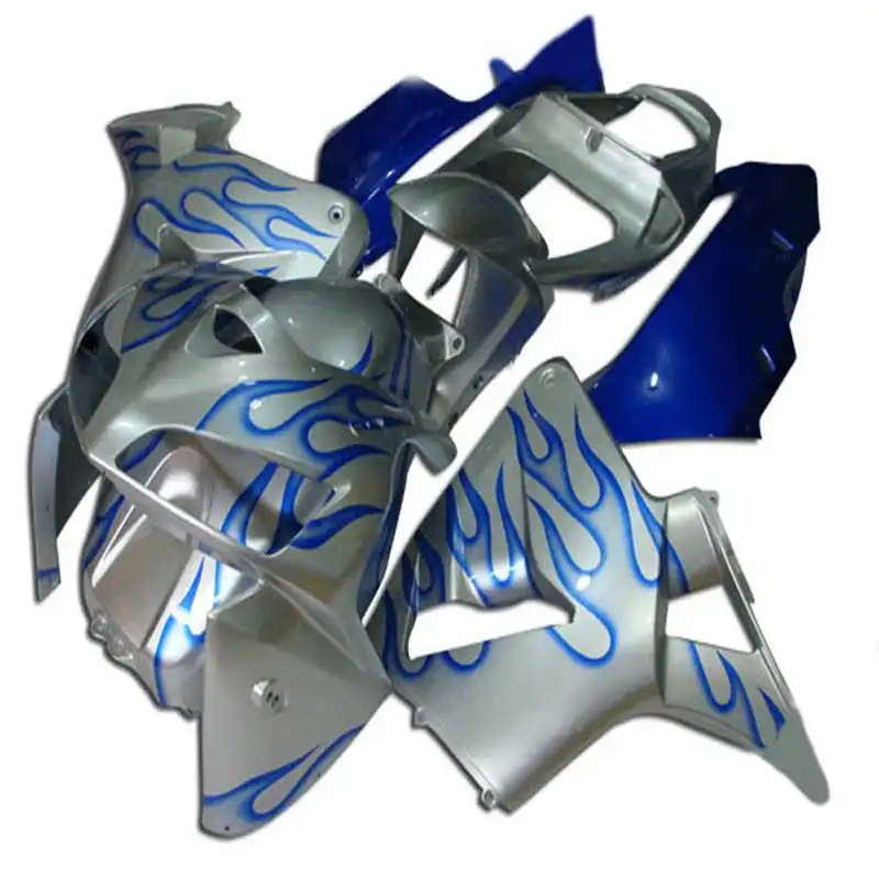 

Nn-CBR 600RR 2005 2006 cbr600rr ABS Blue flames silver Fairings set+gifts Motorcycle Fairing kit for CBR600RR F5 05 06