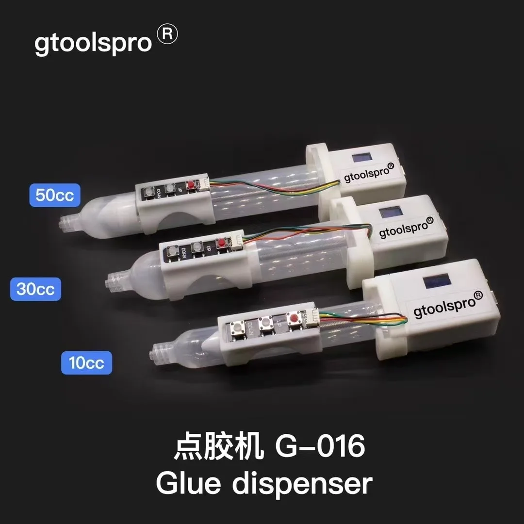 

GtoolsPro 10/30/50cc Glue Dispenser Tool For Cold Frame Glue/L-OCA/UV Curing Glue Mobile Phone Frame Bezel Housing Gluing Tool