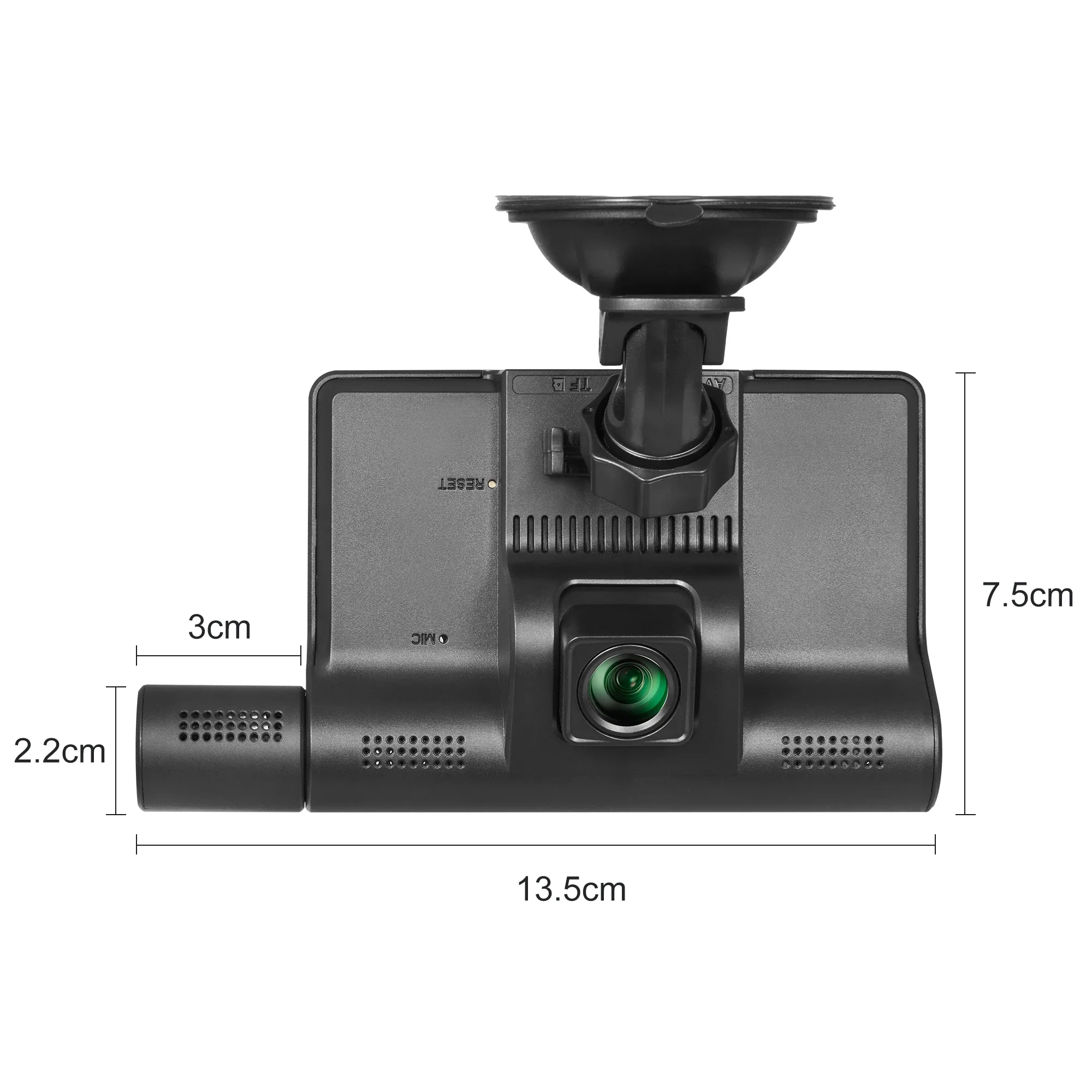 Description Picture 4 of itemDash Cam Car DVR Camera 4inch Full HD 1296P Drive Video Recorder Registrator Auto Dashboard Dual Dashcam Black DVRs Box