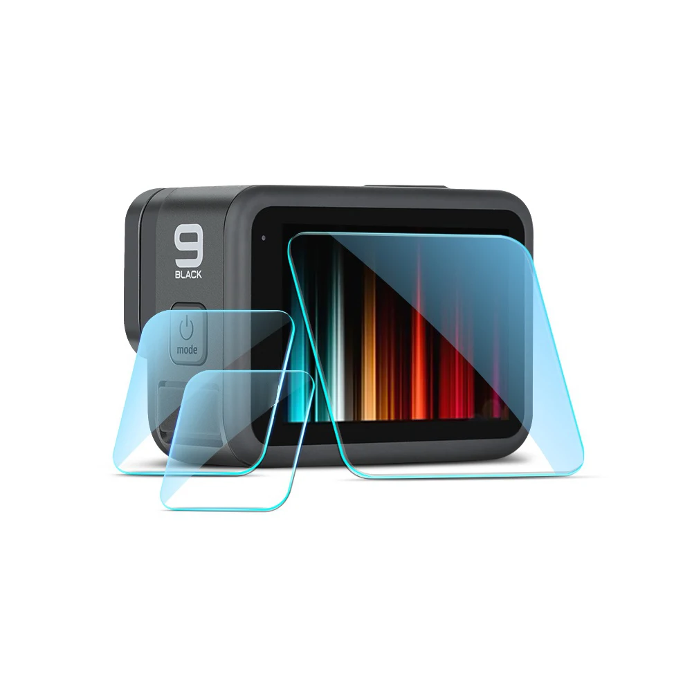 Action Camera Lens + Lcd Screen Protector Pellicola Protettiva In Vetro Temperato Per Gopro Hero 11 10 9 Go Pro Hero 11 Black
