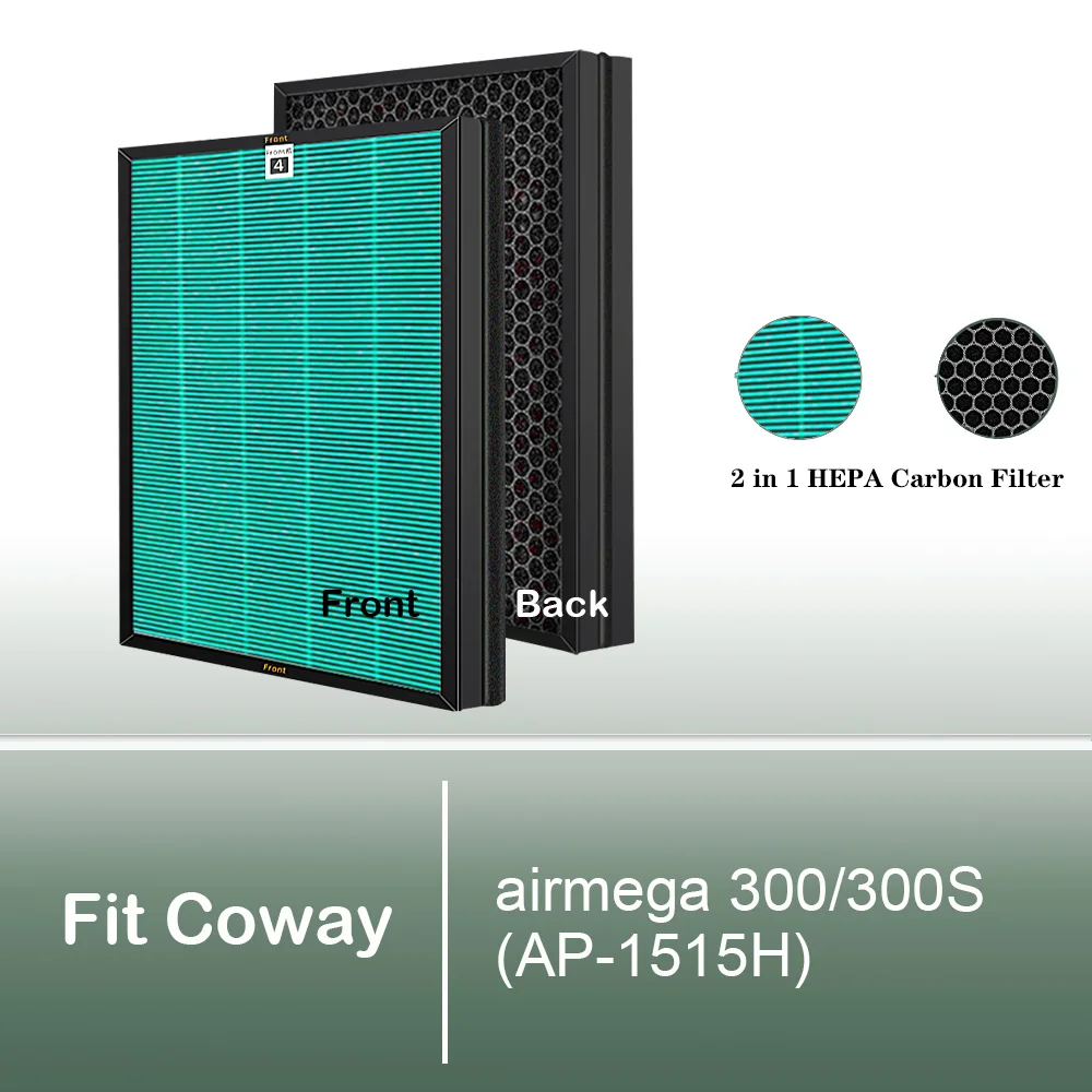 Filtro Personalizzato Per Purificatore D'Aria Coway Airmega 300 / 300S (Ap-1515H)