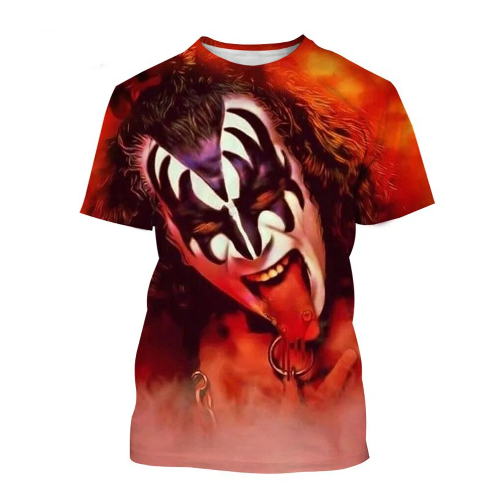 3D Print Short Sleeve O-Neck T-shirt Streetwear Oversized