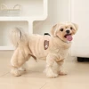 Soft Fleece Dog Clothes Winter Four Legs Covered  Plush Pet Coat D-Ring Zipper Puppy Jacket Autumn Overall For Small Middle Dog 2
