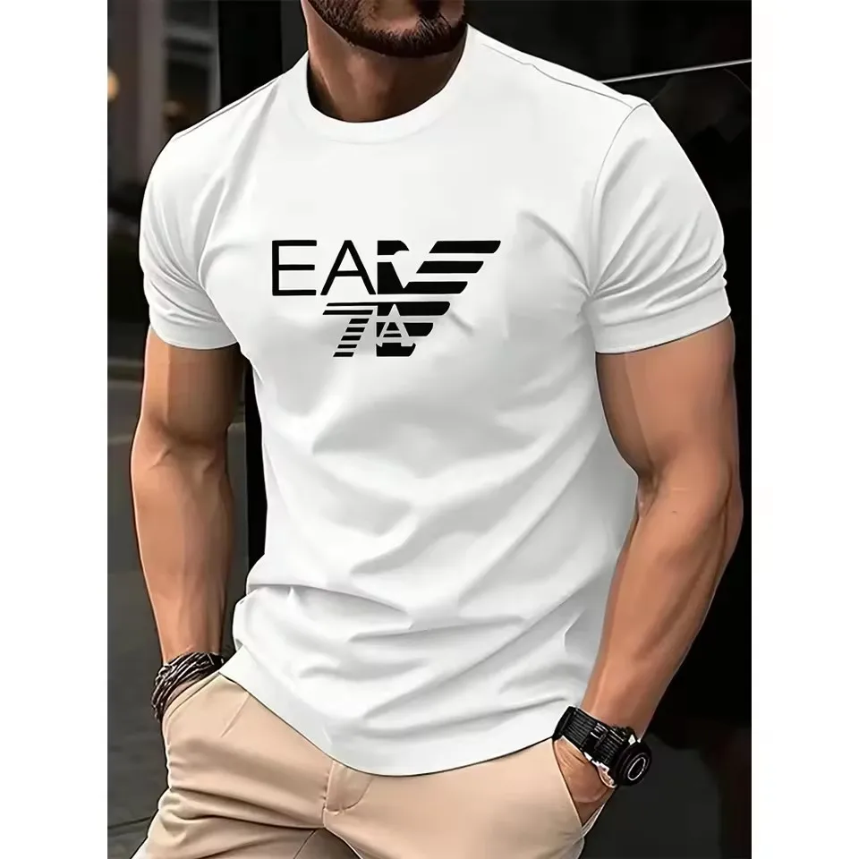 Sommer Neues Hochwertiges Reines Baumwoll-T-Shirt im Koreanischen Stil, Vielseitig Einsetzbar mit Rundhalsausschnitt und Kurzen Ärmeln, Luxuriös aus Reiner Baumwolle