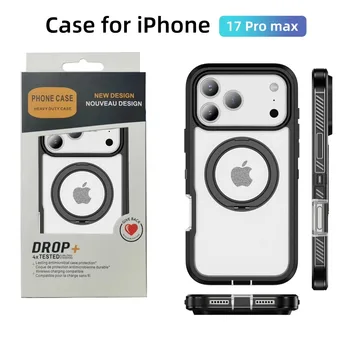 iPhone Clear Armor Case with 360° Ring Stand 1