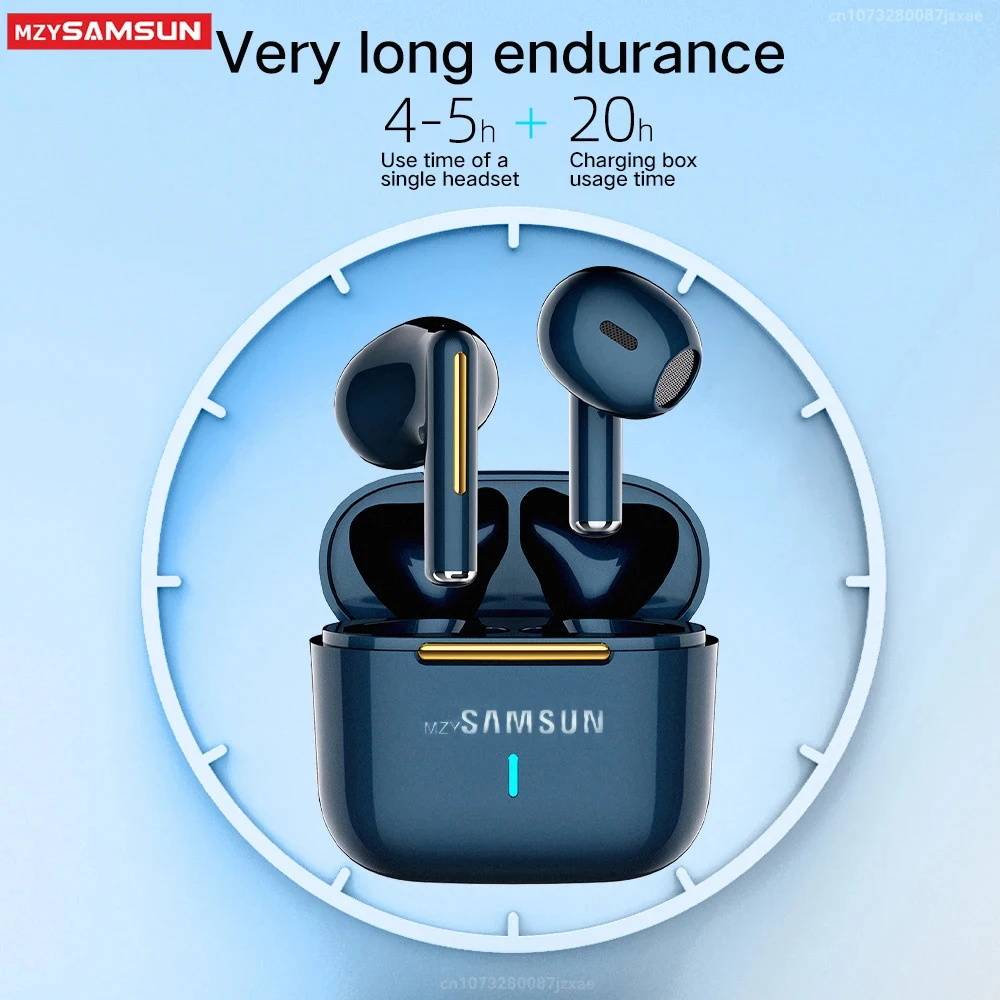 

MZYSAMSUN H6 in-ear Wireless Bluetooth 5.2 Headset TWS Built-in microphone Headset Noise cancelling waterproof sports games