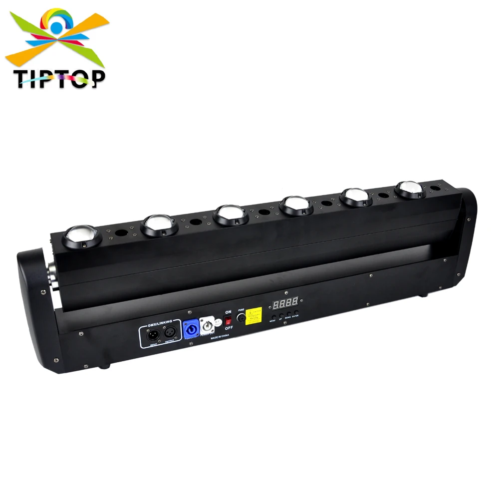 

Красный лазерный сканер TIPTOP 6x500 МВт с подвижной головкой, осветительный прибор с 6x15 Вт, RGBW, 4 в 1, светодиодный сканер с цветным лучом и эффектом, 2 в 1, управление DMX