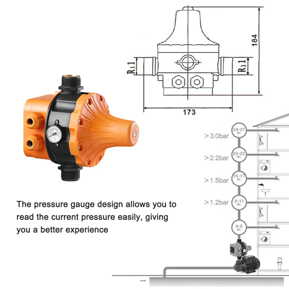 Automatic Water Pump Pressure Controller 110V 220V 50Hz 60Hz Manufacturers And Suppliers China