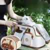 Safety Oxford Pet Carrying Handbag Large Capacity Breathable Pet Carrying Bag Portable Waterproof Cat carry supplies Outdoor 4