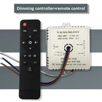 Bedroom LED Ceiling Fan Light Remote Control Kit Dimmable Controller Driver Fan Light Accessories 220V 1