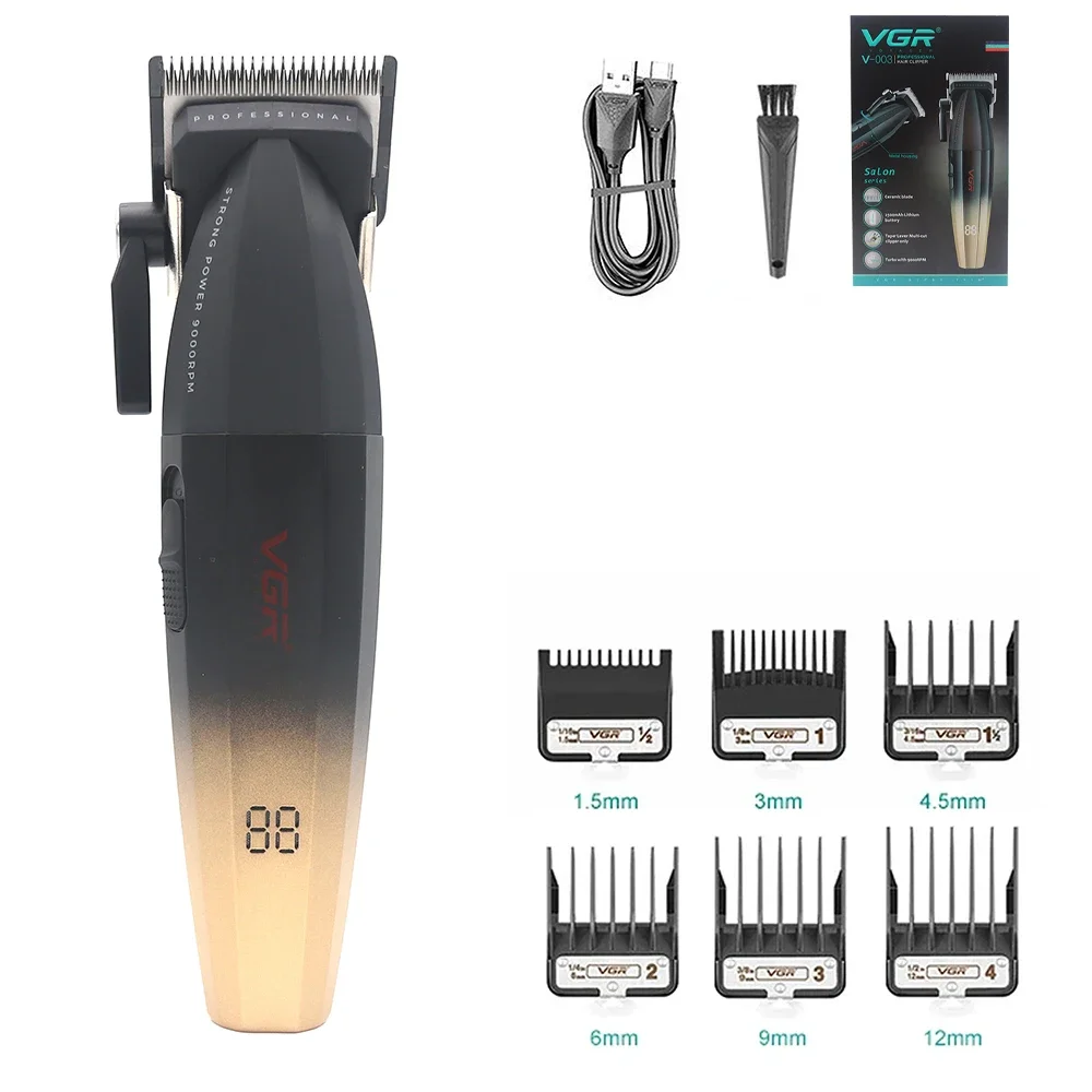 VGR V-003 Professional Hair Clipper 9000 RPM Ceramic Blade Hair
