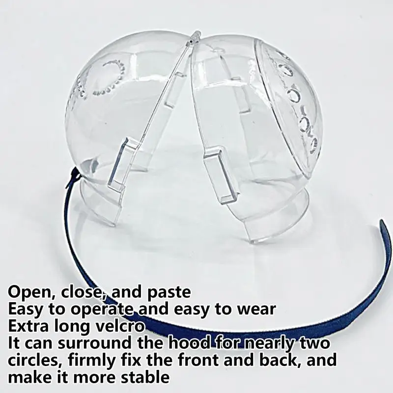 

Маска на шлем с изображением кошачьей морды, воздухопроницаемая маска для котят, прозрачная маска для груминга котят, домашних животных