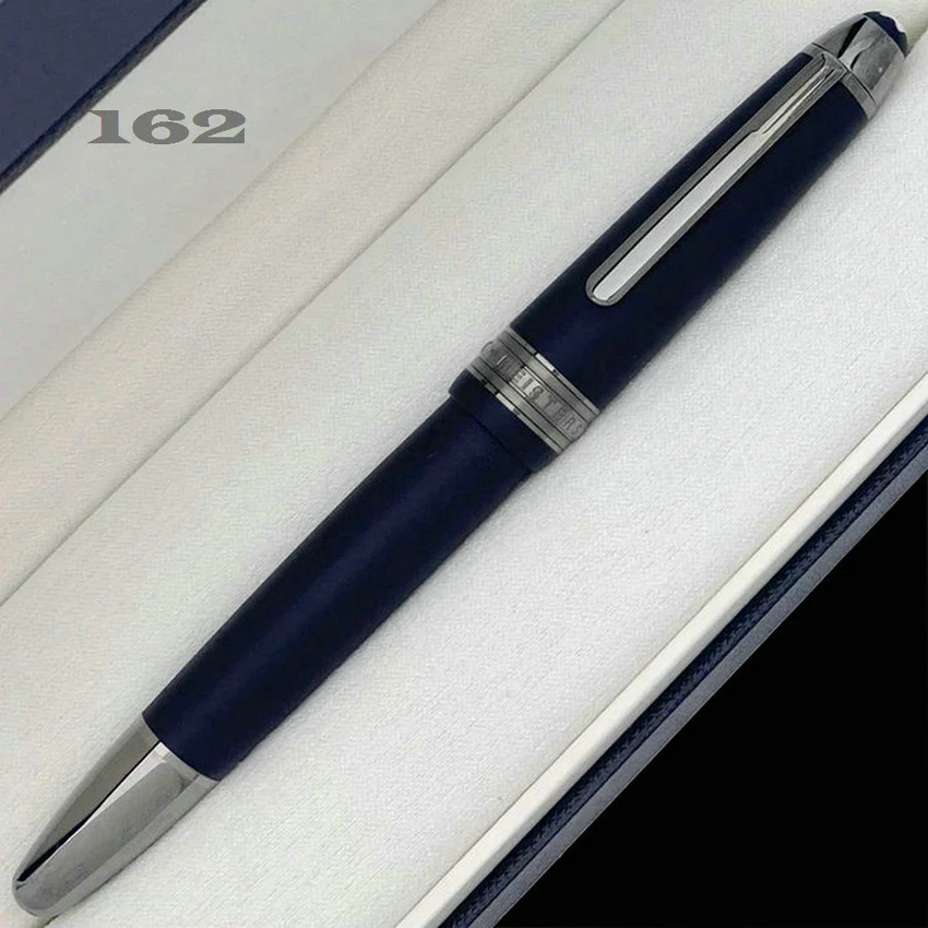 Alta Qualità Mb Luxuri Meisterstitted 149/163/145 Penne Dorate Office Novel Black Resin Rollerball Pen Ink Inlay Numero Di Serie
