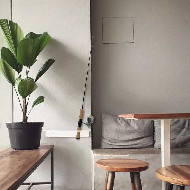 2 Pár Mennyezeti Horgászrúd Állvány Garázskapu Tartókon Kívüli Tároló Polcok Tartó - Image 3