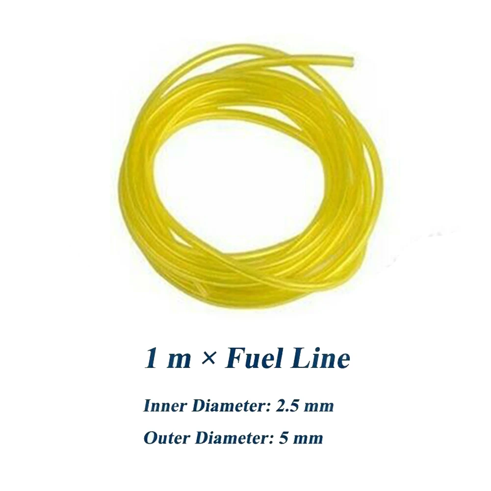 5pcs Primer Bulb Pump Bulbs 1M Fuel Line For Ryobi For Stihl Talon Trimmer Whipper Snipper Chainsaw Blower Trimmer Carburetor Fuel Pump Primer Bulb