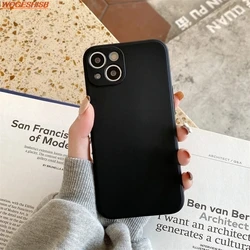 Luxury Liquid Silicone Soft Thin Phone Case Cover for Redmi Note 12R Pro (Black)