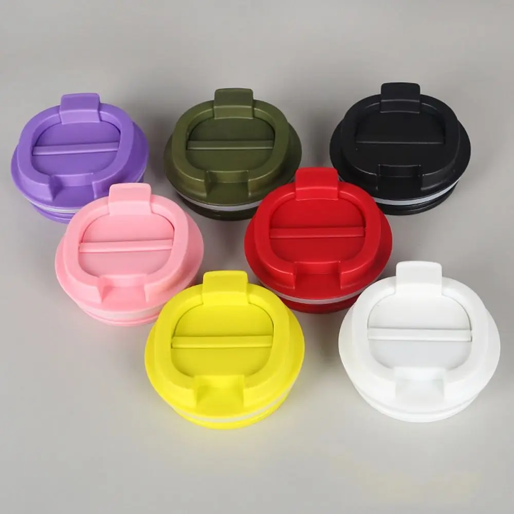 Plastic Multicolor Reusable Coffee Cup Lids