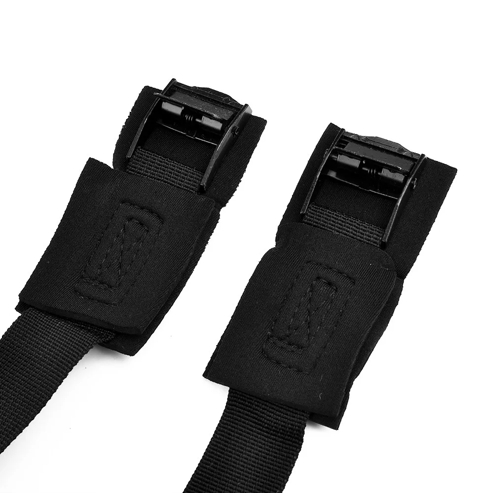 

1 Pair 9.8ft Car Roof Rack Luggage Lashing Straps Kayak Surfboard Cam Buckle Lashing Tie Down Straps High Breaking Strength