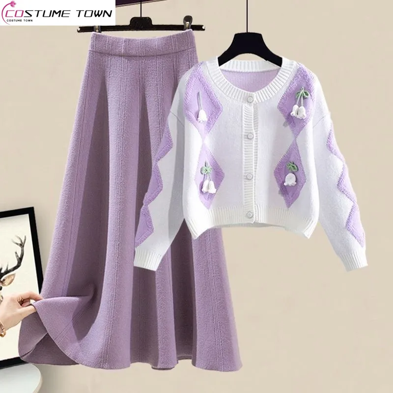 Женский осенний комплект оверсайз