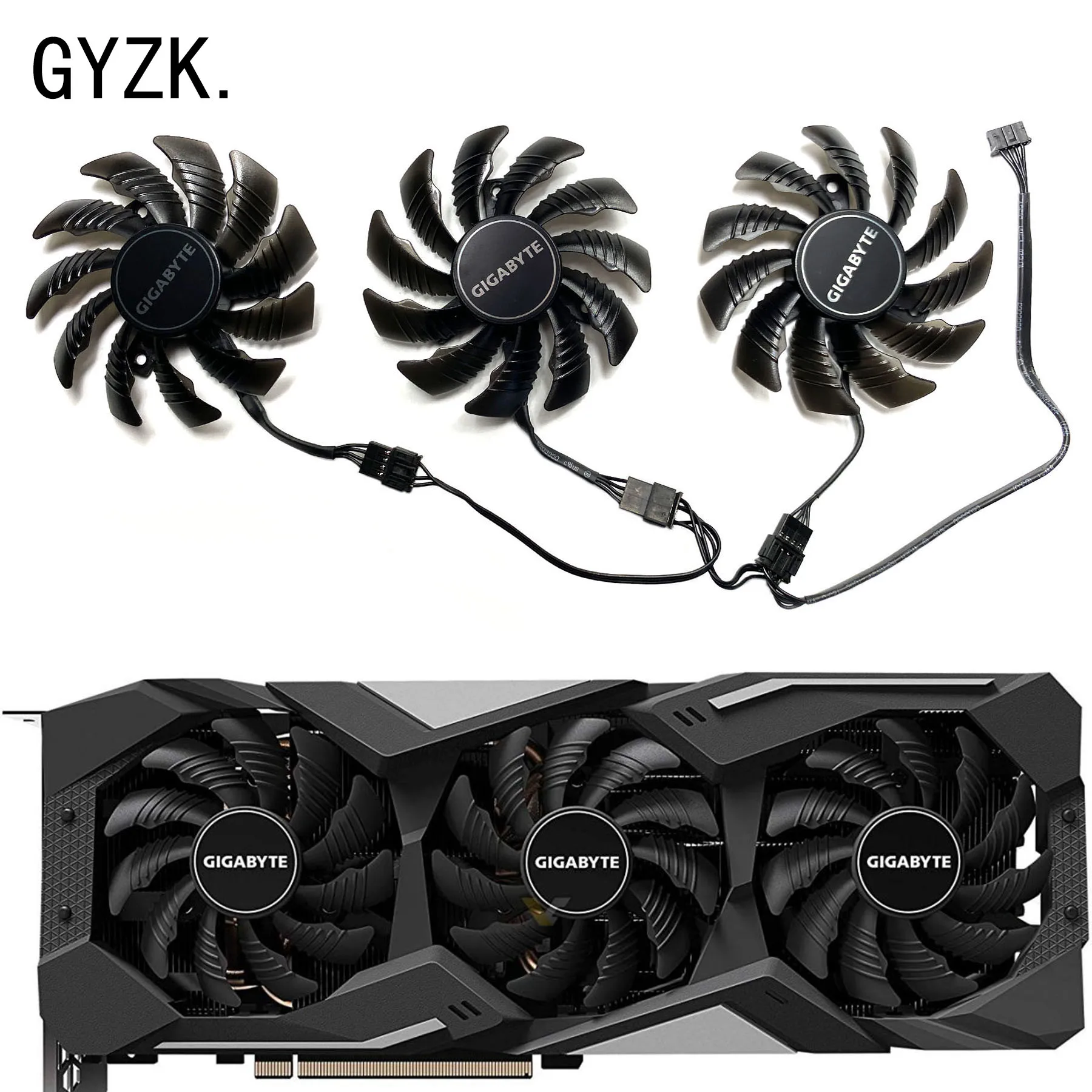 Nuovo Per Gigabyte Radeon Rx5500Xt 5600Xt 5700 5700Xt Gaming Oc Ventola Di Ricambio Per Scheda Grafica Ga81S2U
