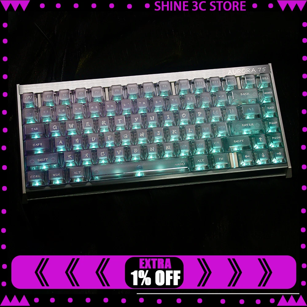 IPI AURORA75 磁気スイッチメカニカルキーボード有線 8000Hz 0.125ms