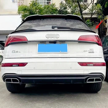 Spoiler per Audi Q5 Q5L 2019 2020 2021 2022, in Plastica ABS Nero Lucido Stile V, Spoiler Posteriore Centrale, Kit Carrozzeria e Accessori