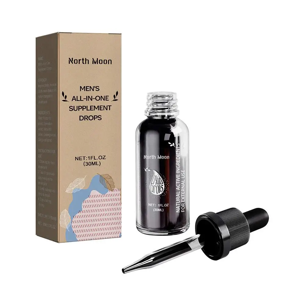 30ml Men's All-In-One Supplement Drops Strong Men Increase Enhance Sexual Essence Sensitivity Stamina Boosting Self-Confide I4P2 sexual sensitivity oil