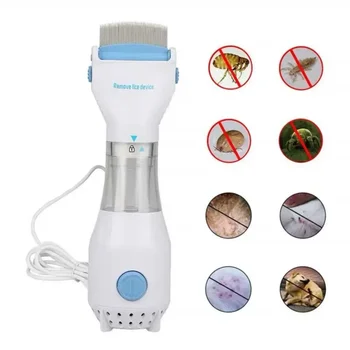 Pet Electric Lice Grabber Comb Multifunctional Physical Flea Removal Killer Brush for Cats Dogs Hair Cleaner Lice Remover Comb 1