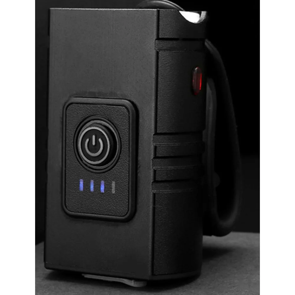 Bicycle mountain bike aluminum alloy T6 bead night riding USB charging headlights, strong light flashlight equipment_voghion.com