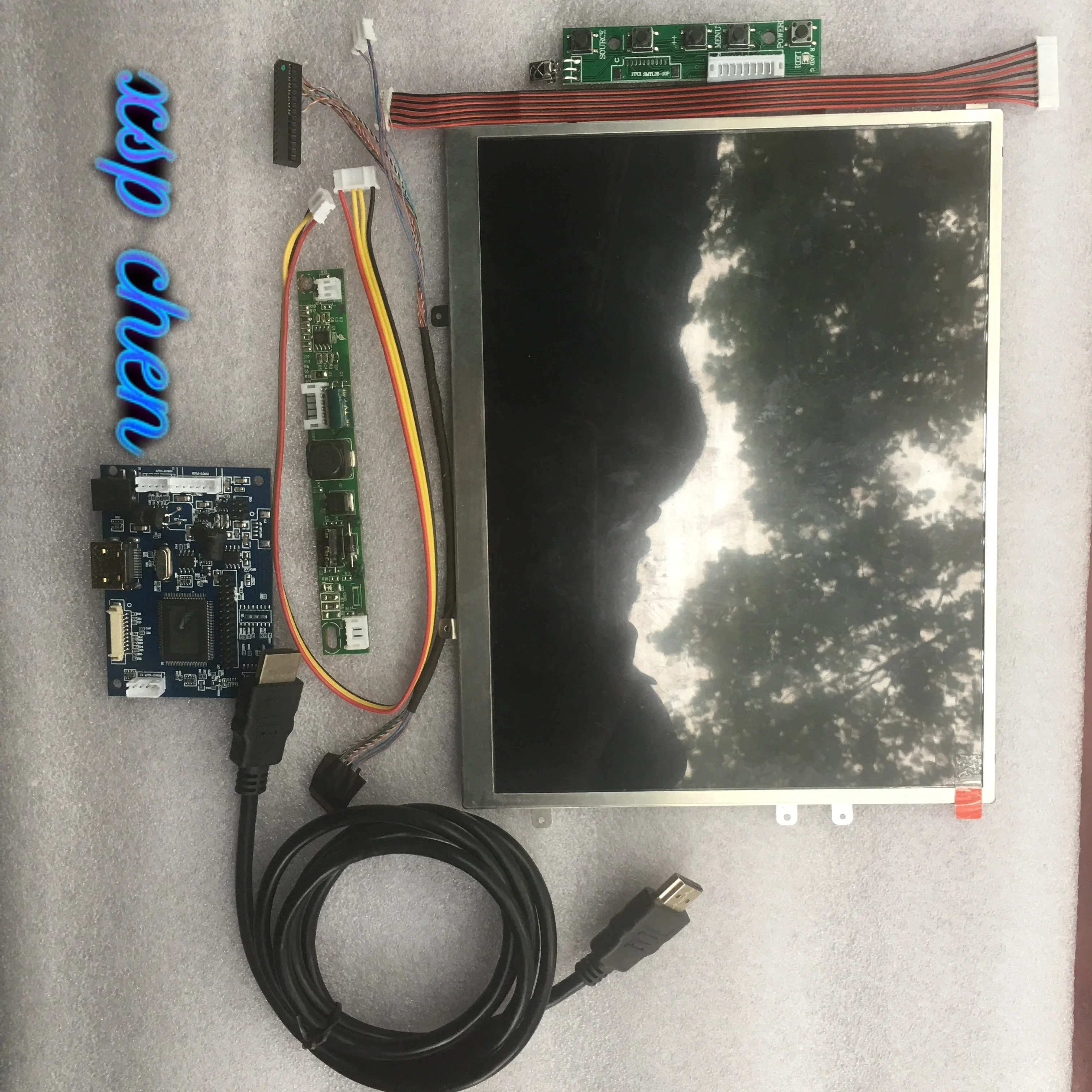 9.7 "inch 1024*768 HD scherm 4:3 LCD Controller LP097X02 LTN097XL01 monitor driver board HDMI VGA 2AV voor Raspberry Pi