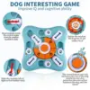 Interactive Dog Treat Puzzle Toys for IQ Training & Mental Stimulating,Fun Slow Feeder,Large Medium Small Dogs Enrichment Toys w 3