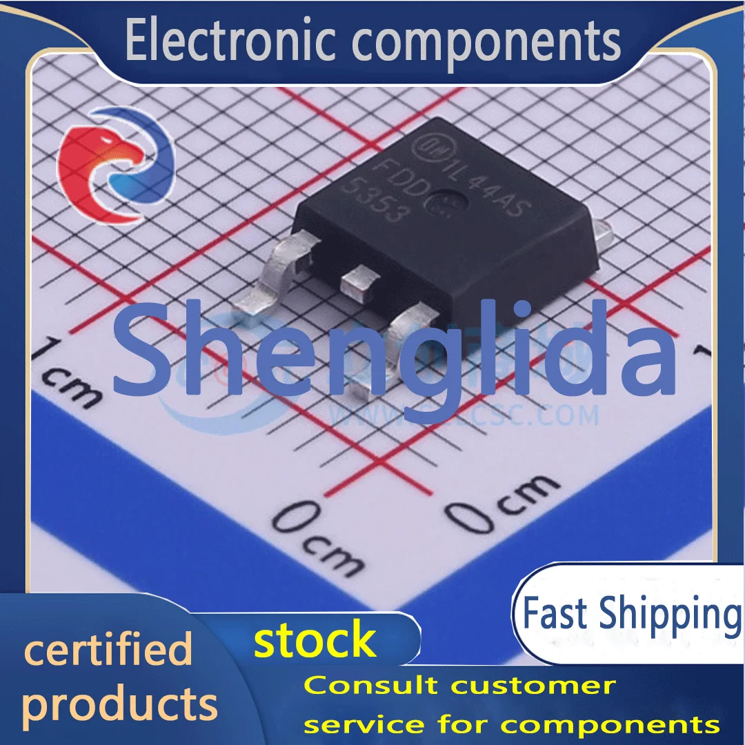 

FDD5353 packaged D-PAK (TO-252) field-effect transistor (MOSFET) brand new off the shelf 1PCS