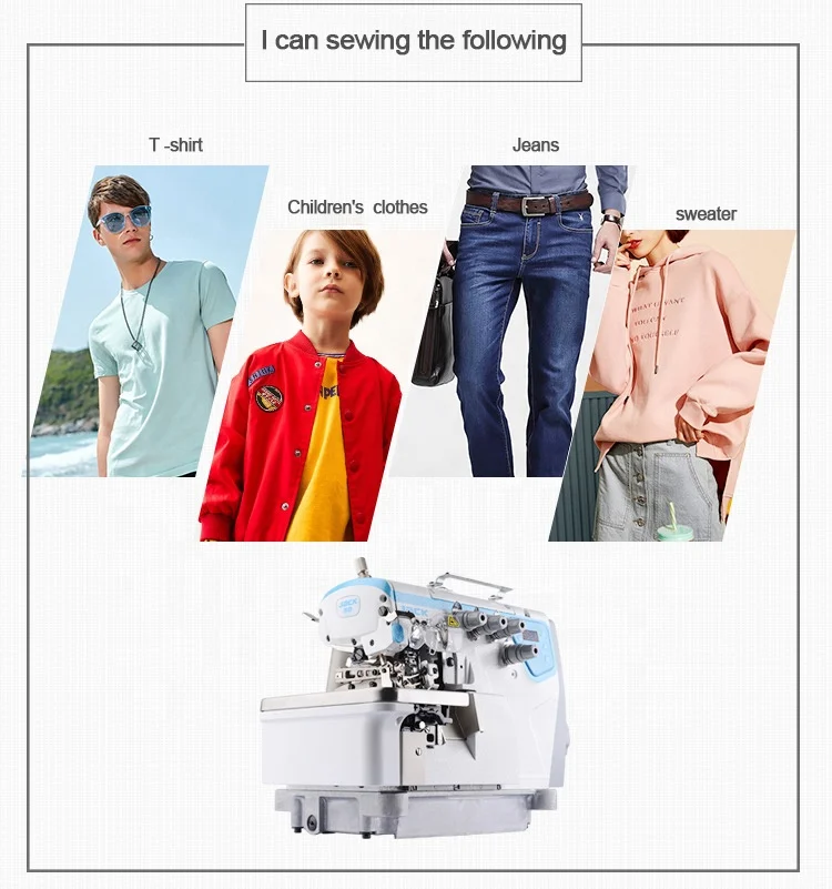 China brand C3 High Speed Automatic Overlock Machine Industrial Sewing Machines
