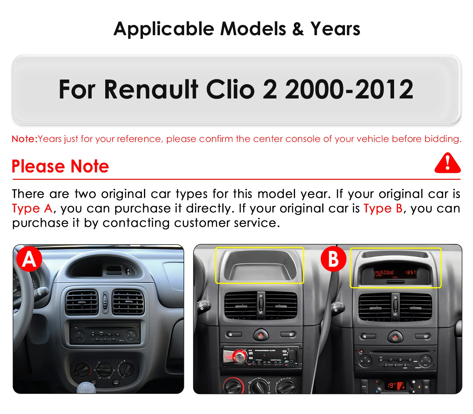 Hizpo 2Din Android 14 Auto-Multimedia-Player für Renault Clio 2 BB CB 2001–2012 GPS Carplay AI Intelligenter Bildschirm 360 Kamera RDS – Detail 6