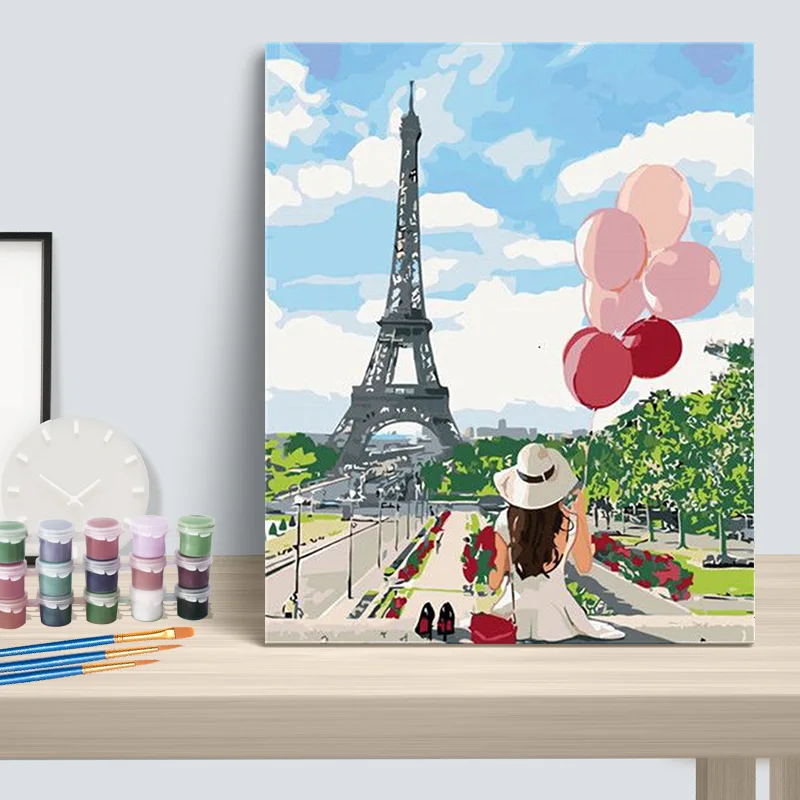 Pintura Por Números - Torre Eiffel – Figured'Art