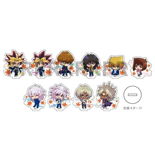 Фото Аниме YuGiOh Yu-Gi-Oh! Мини-фигурка кукла Yami Bakura Mazaki Anzu юги Муто акриловая модель на подставке Plate Косплей игрушка для подарка №1