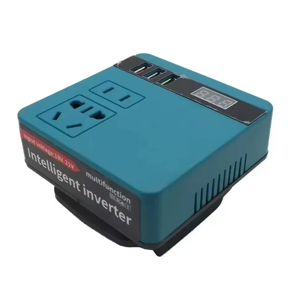 120W Lithium Battery Inverter DC 18-21V To AC 110V 220V Electric Tool Battery Inverter Power Inverter For Makita Outdoor Work