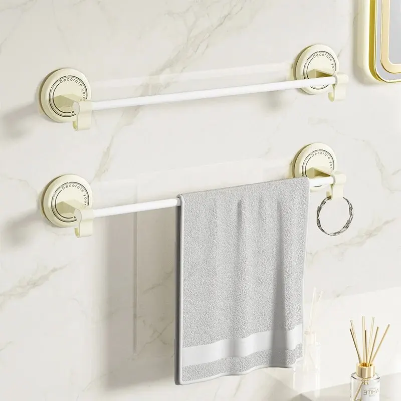 1pcs Bathroom Multifunctional Towel Bar Plastic Shower Towel Rack For Bathroom Wall Mounted Holder