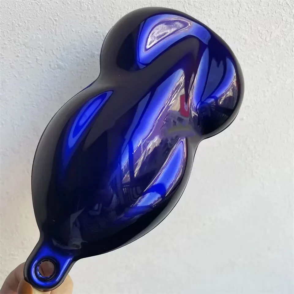 Bulk Supershifting chrome Black Blue Chameleon pigment powder Intense Color Shift Car Paint Color Change Pigment H15