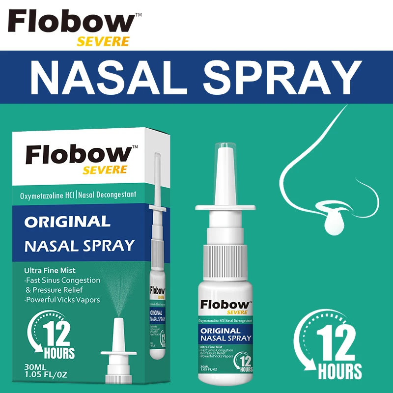 30ml Natural Herb Nose Spray Treatment Nasal Congestion Itchy Sneeze Prevent Sinusitis Chronic Allergic Medical Plaster