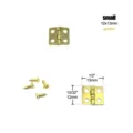 Small Golden 12x13mm